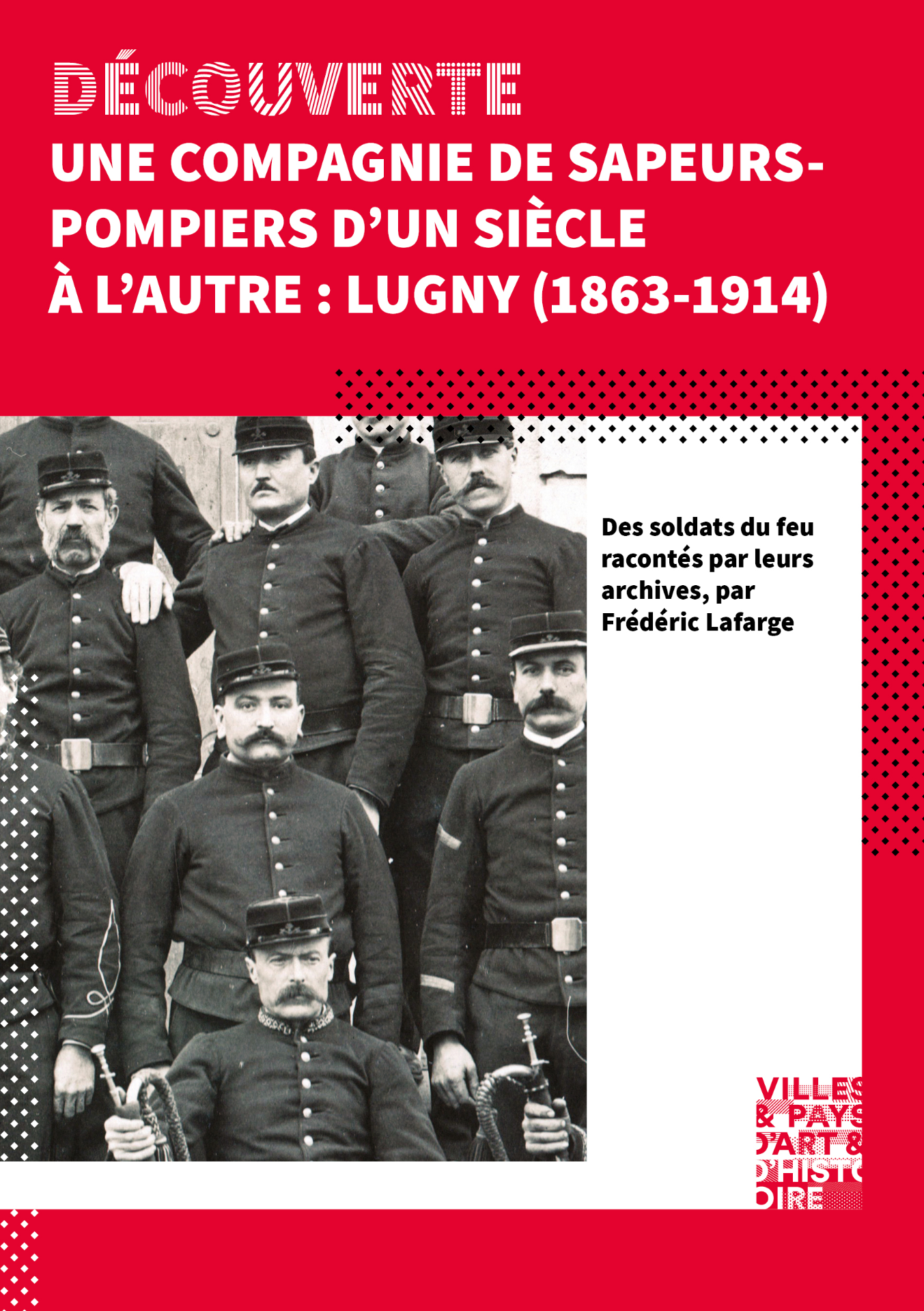 Couverture dépliant "La compagnie des sapeurs-pompiers de Lugny"